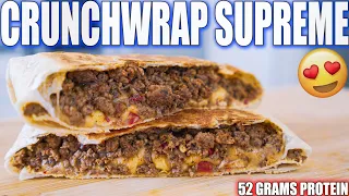 ANABOLIC CRUNCHRWAP SUPREME | High Protein Bodybuilding Taco Bell Recipe