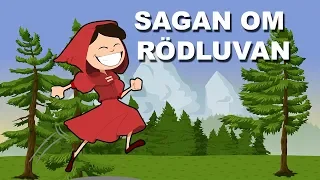 Rödluvan - Saga för barn - Red Riding Hood Swedish