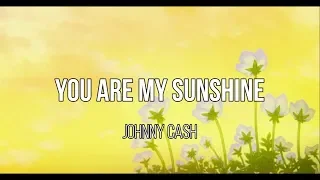 Johnny Cash - You are my sunshine / español - lyrics