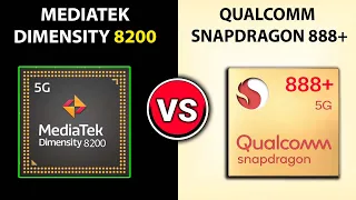 🔥 Dimensity 8200 Vs Snapdragon 888+ | 🤔Which Better? | Mediatek Dimensity 8200 Vs Snapdragon 888+