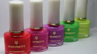 Born Pretty Store Review | Neon Stamping Polishes