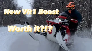 $27,000 Snowmobile Hits Quebec Trails for First Time!! (Polaris VR1 Boost)