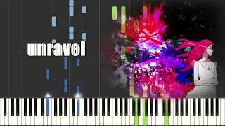 Tokyo Ghoul Opening - unravel (Piano Synthesia)