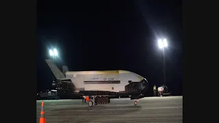 Air Force's mystery space plane returns to earth