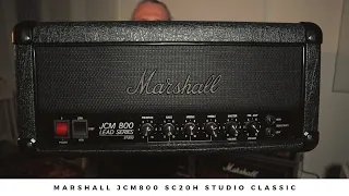 MARSHALL JCM800 SC20H STUDIO CLASSIC and how it compares to a JCM800 2203