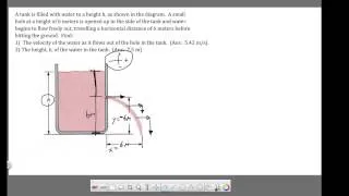 Ch 9 - Fluids - Bernoulli Problem # 1