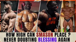 How high can Samson place at the Olympia 2022 ? Blessing playing the conditioning game +Andrea+ Alex