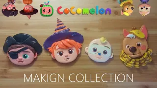 cocomelon halloween TOMTOM YOYO JJ BINGO clay making collection 코코멜론 할로윈 톰톰 요요 제이제이 빙고 클레이로 만들기 모음