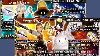 DFFOO - Balthier & Cait Sith EX Banner Draw Pulls