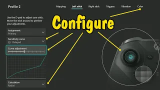 How to Configure an XBOX Elite Series 2 Controller (Radial Axis-Independent Sensitivity Curve Shift)