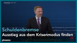 Bundesfinanzminister Lindner stellt „Finanzpolitische Strategie“ vor