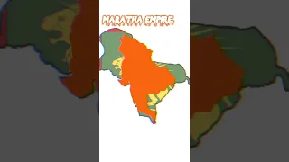 Mughal & Maratha Empire! #mughal #maratha #empire #size #comparison #viral #shorts #onlyeducation