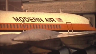 with Modern Air Convair 990-30A to Rhodos - Standard 8mm footage