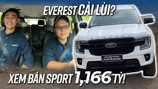 Ford Everest 2023 bản Sport 1,166 tỷ: VỪA TIỀN, hợp lí!