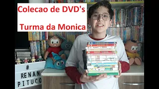 Colecao de DVD's "Turma da Monica"   #RenanPituco #TurmaDaMonica #DVDS #colecionador