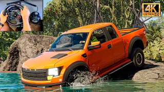 Ford F150 Raptor | Offroading - The Crew Motorfest | Steering Wheel Gameplay [4K 60FPS HDR]