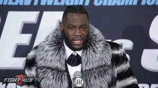 DEONTAY WILDER WARNS ANTHONY JOSHUA HE WILL MAKE HIM QUIT "YOU CAN RUN BUT I WILL CATCH YOU!"