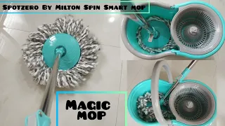 Spotzero By MILTON Smart Spin Mop With Bucket/Easy floor Cleaning Mop/Demo Video/Magic Mop/71