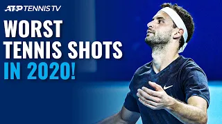 Worst Tennis Shots & Misses in 2020! 😳