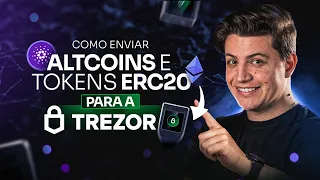 Transferindo altcoins para a Trezor - NA PRÁTICA!