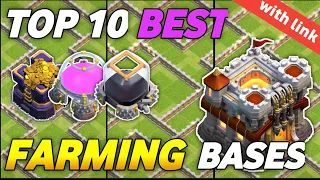 Top 10 Best Th11 Farming Bases 2024 | Best Bases for Th11 Farming with Link!