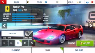 Asphalt 8 Airborne car list(4/9/16)