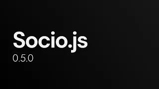 Socio.js v0.5.0 | WebSocket persistence; Admin Client | SvelteKit + Vite | Dev log