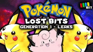Pokemon Generation 1 LOST BITS | Unused Content & Totally Not Leaks [TetraBitGaming]