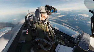 DCS World • Viper Pilot Model Animations (DCS 2.9.5.55300)