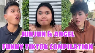 PART 92| JUNJUN AND ANGEL FUNNY VIDEOS| TIKTOK COMPILATION