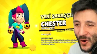 Yeni Efsanevi CHESTER Aldım ve MAXLADIM 🤩 Brawl Stars