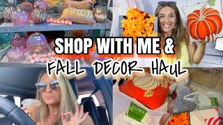 SHOP WITH ME AND FALL DECOR HAUL - HOME GOODS, TARGET