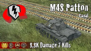 M48 Patton  |  8,8K Damage 7 Kills  |  WoT Blitz Replays