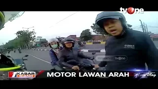Salah Tapi Ngotot! Video Viral Motor Lawan Arah di Jalan Layang Buaran, Jakarta