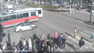 Подборка ДТП с пешеходами №1 Road accidents involving pedestrians