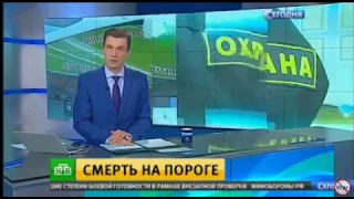 СМЕРТЬ НА ПОРОГЕ.  Ох рано встает охрана.