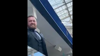 Conor Mcgregor shows respect to his fans