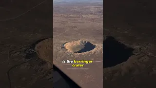 The best preserved meteor crater on earth!😱 #crater #shorts