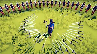 SWORDCASTER CIRCLE vs EVERY UNIT ► Totally Accurate Battle Simulator (TABS)