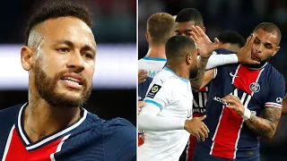 Psg vs Marseille !! Neymar was racially abused by Marseille players