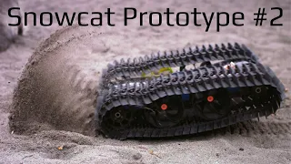 3D Printed Snowcat on Sand - Will it Survive?