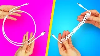 14 GENIUS HACKS WITH WIRES AND PHONES