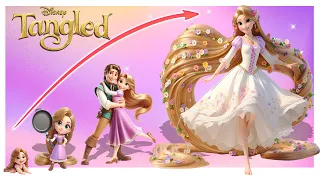 Rapunzel Tangled Growing Up | Tide WORLD