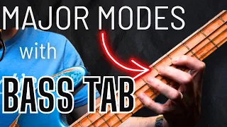 Major Modes For Bass Players Explained! (With TAB)