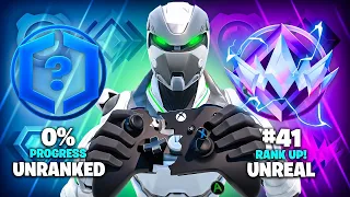 Unranked To Unreal Fortnite Ranked Console Speed Run