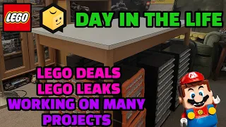 A Short Day in the Life | Working on MOCS | LEGO Deal Searching | LEGO Vlog