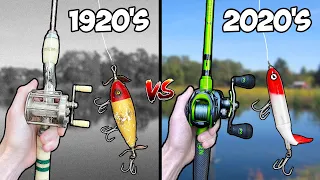 100 Year Old Topwater vs Modern Topwater