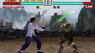 Tekken 3, yoshimitsu vs Law, Law Win