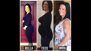 Shanann's pregnancies with Bella, CeCe & Nico + giving birth