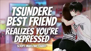 Tsundere Best Friend Realizes You're Depressed [M4A] [Comfort] [Depression/Anxiety] ASMR Roleplay